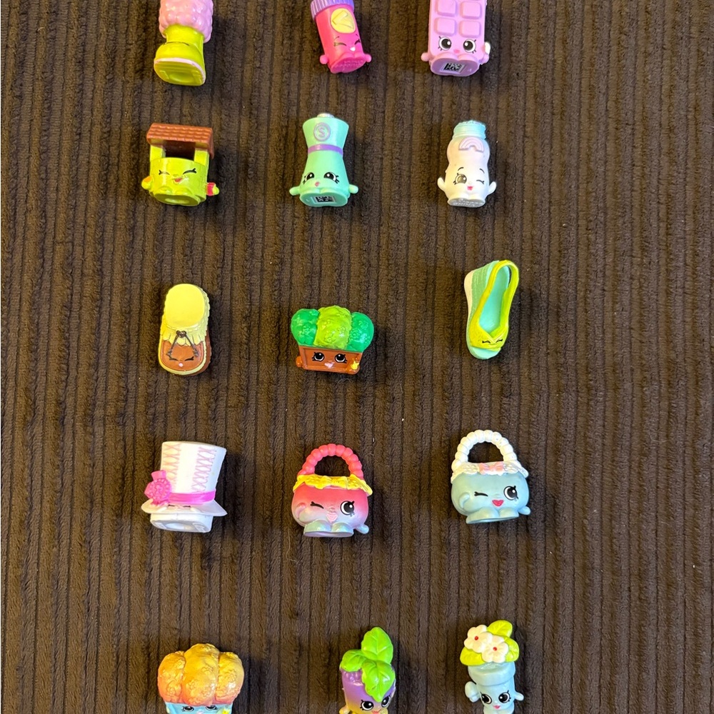 Colorful Shopkins Figurines